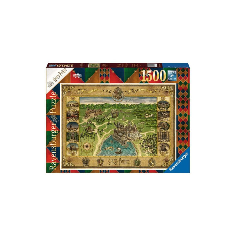 PUZLE 1500 HARRY POTTER MAPA