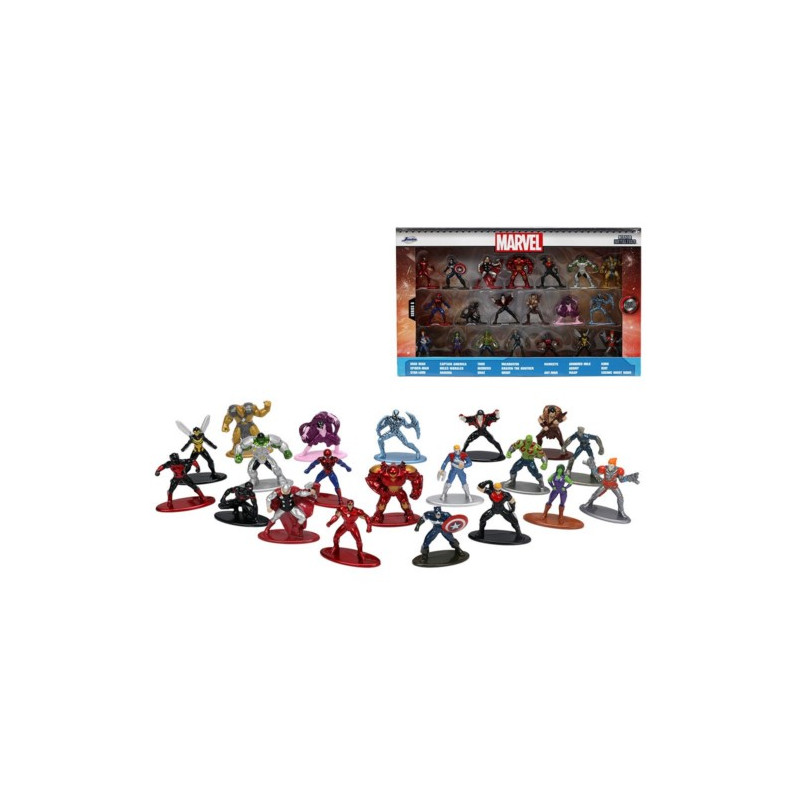 SET 20 FIGURAS METAL MARVEL WAVE 6 4 CM