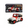 COCHE METAL JURASSIC PARK JEEP 1:24