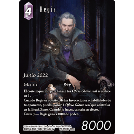 FINAL FANTASY TCG OPKIT REGIS (16+4) JUN22