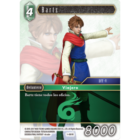 FINAL FANTASY TCG KIT TORNEO BARTZ V1 (25+25)