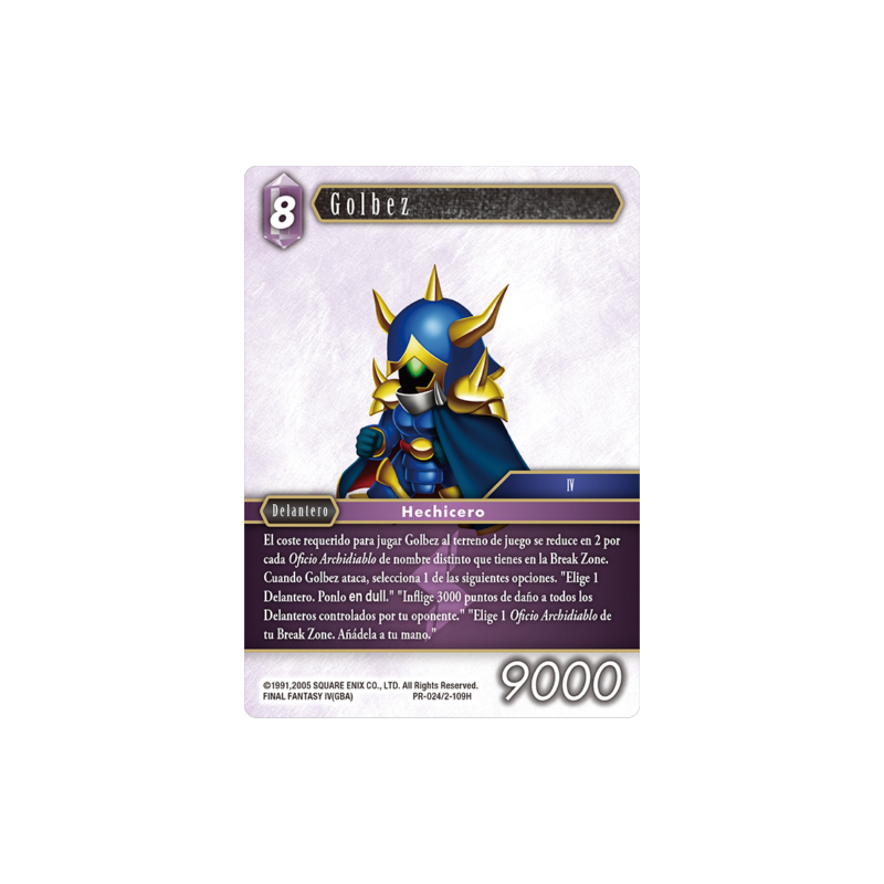 FINAL FANTASY TCG KIT TORNEO GOLBEZ (25+25)