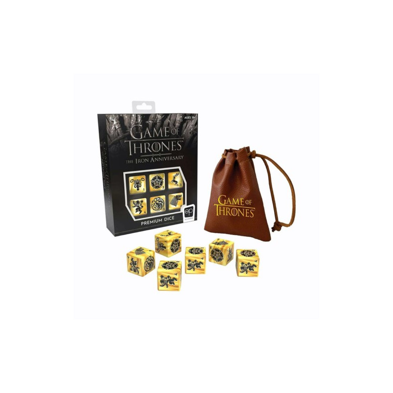 SET DE DADOS PREMIUM D6 JUEGO DE TRONOS