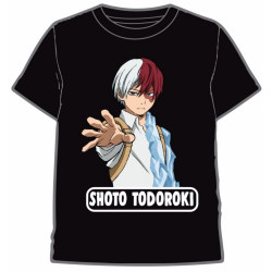 CAMISETA MY HERO ACADEMIA SHOTO NEGRO T.S