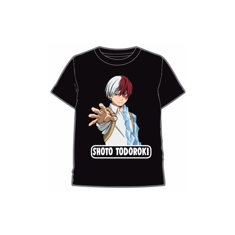 CAMISETA MY HERO ACADEMIA SHOTO NEGRO T.S