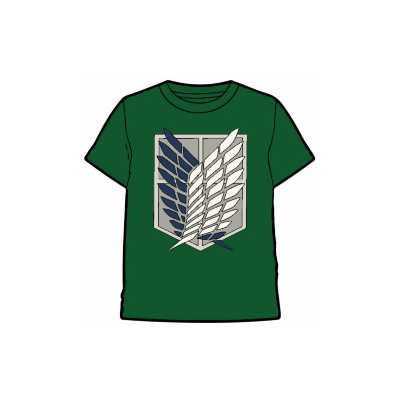 CAMISETA ATAQUE TITANES LOGO VERDE T.S