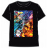 CAMISETA DEMON SLAYER PERSONAJES NEGRO T.S