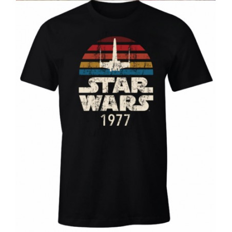 CAMISETA STAR WARS 1977 NEGRO T.S