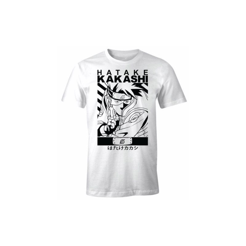 CAMISETA NARUTO KAKASHI BLANCO T.S