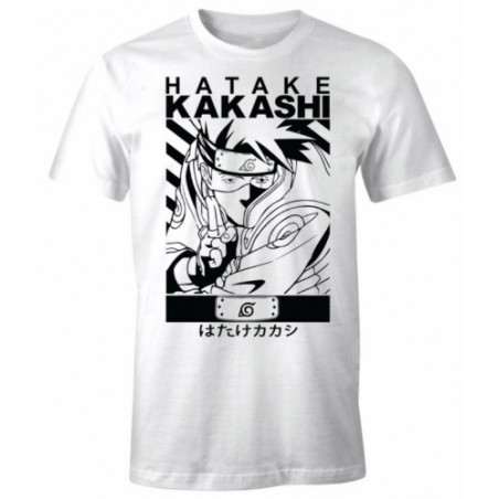 CAMISETA NARUTO KAKASHI BLANCO T.S