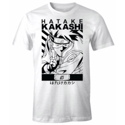 CAMISETA NARUTO KAKASHI BLANCO T.M