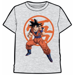 CAMISETA DRAGON BALL  GOKU GRIS T.S