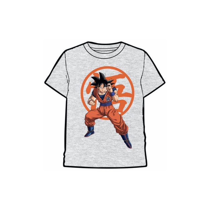 CAMISETA DRAGON BALL  GOKU GRIS T.S