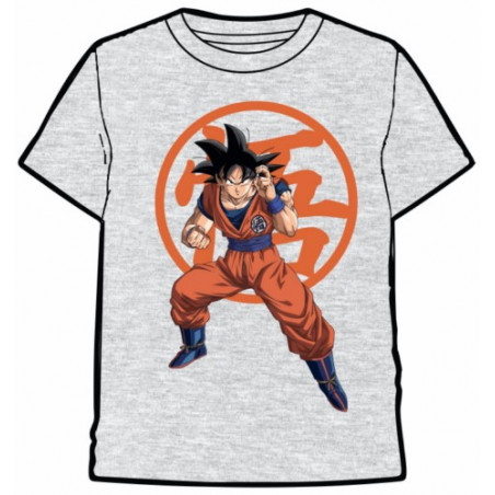 CAMISETA DRAGON BALL  GOKU GRIS T.S