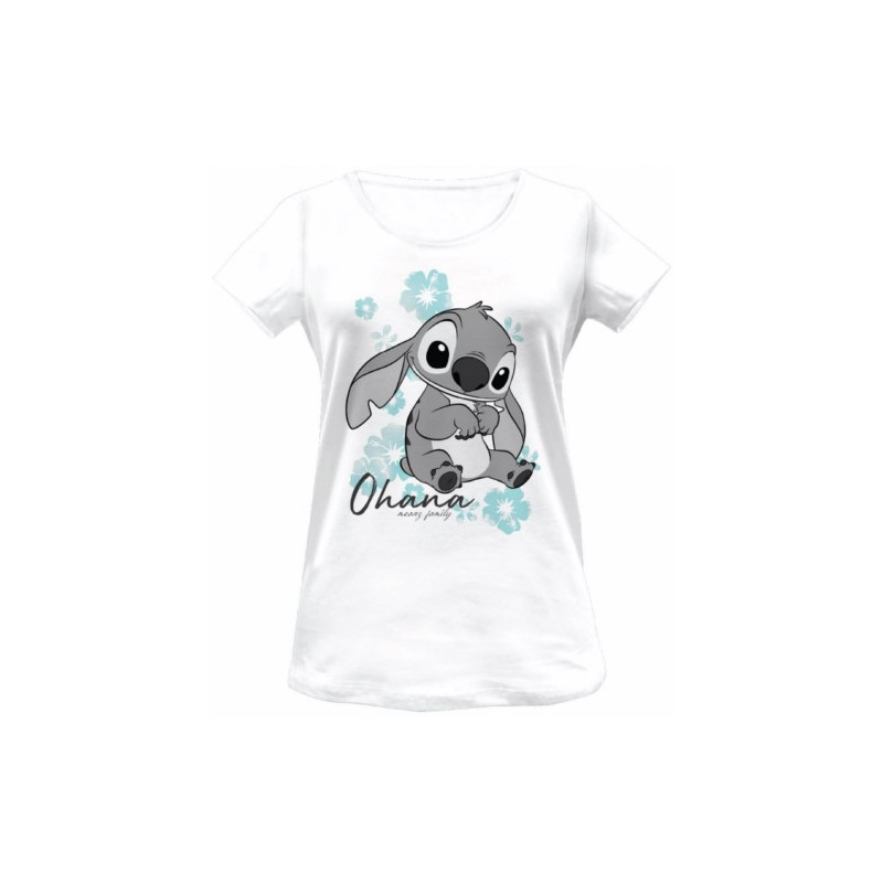 CAMISETA DISNEY STITCH MUJER BLANCO T.S