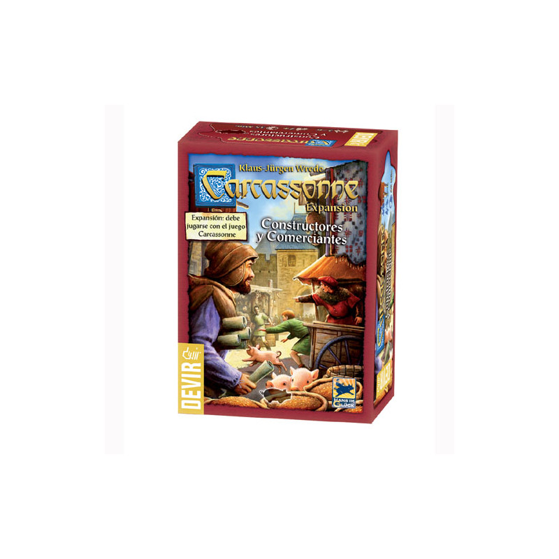 CARCASSONNE: CONSTRUCTORES Y COMERCIANTES