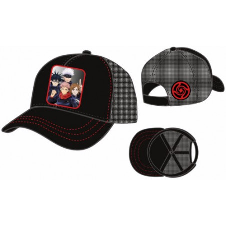 GORRA JUJUTSU KAISEN TRUCKER NEGRO