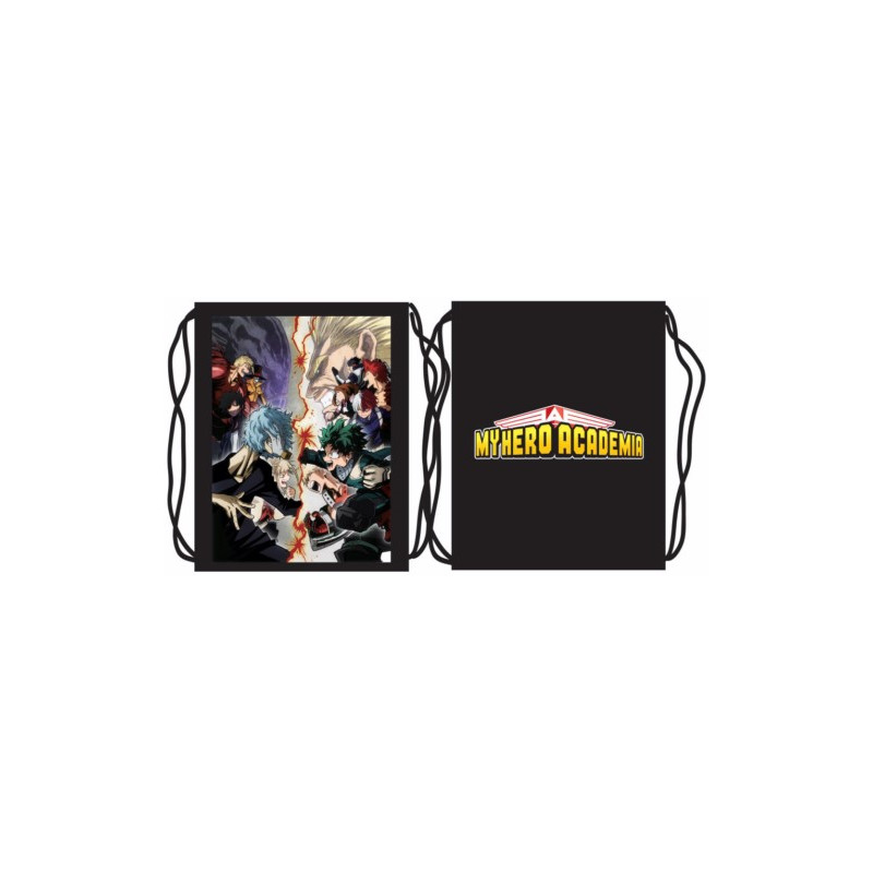 SACO MY HERO ACADEMIA MULTIPERSONAJE LUCHA SUBLIMADO  46.5 x37