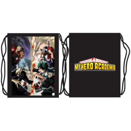 SACO MY HERO ACADEMIA MULTIPERSONAJE LUCHA SUBLIMADO  46.5 x37