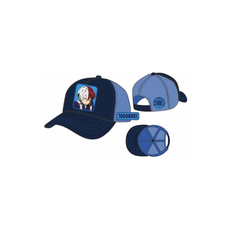 GORRA MY HERO ACADEMIA TRUCKER TODOROKI MARINO/ROYAL