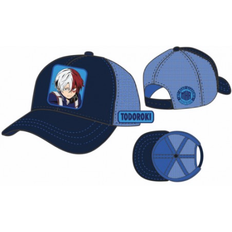 GORRA MY HERO ACADEMIA TRUCKER TODOROKI MARINO/ROYAL