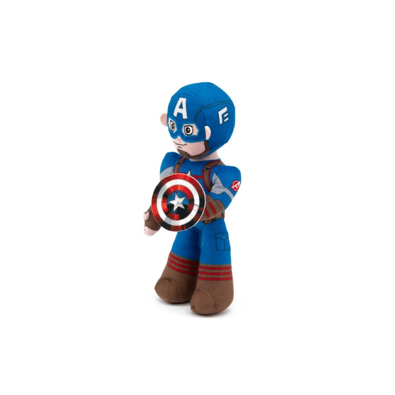 PELUCHE SIMBA MARVEL CAPITAN AMERICA 25 CM