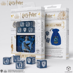 QW DADOS D6 + BOLSA HARRY POTTER RAVENCLAW