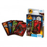 JUEGO CARTAS SHUFFLE 4 EN 1 JURASSIC WORLD