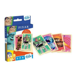 JUEGO CARTAS SHUFFLE 4 EN 1 PIXAR CLASICO