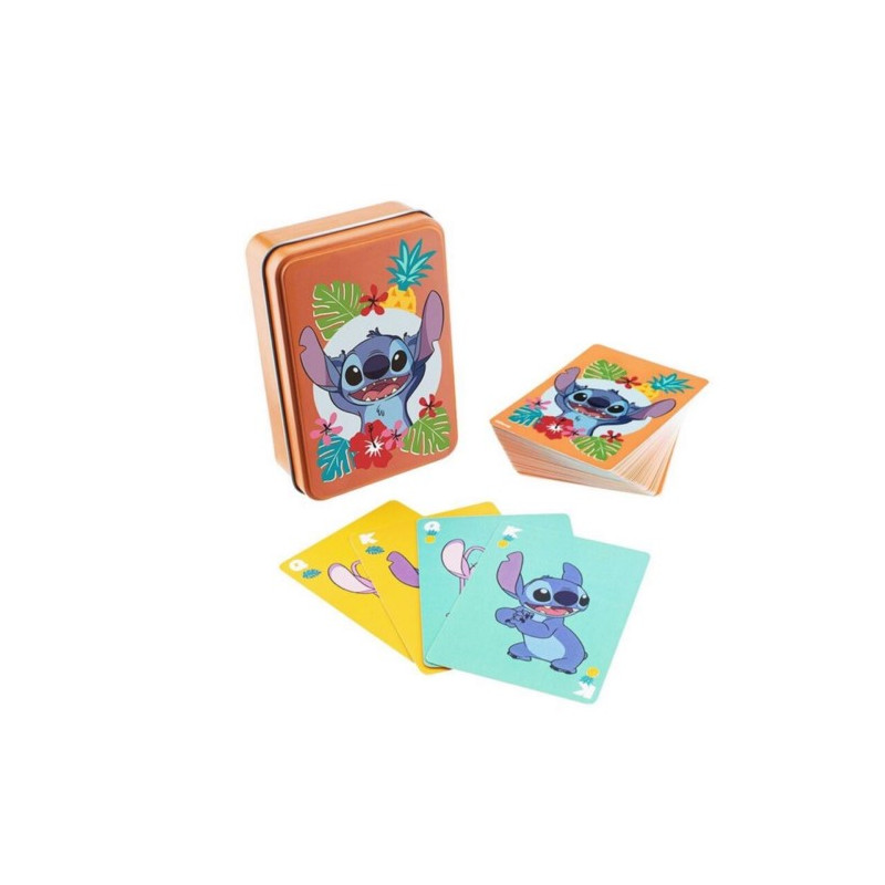 BARAJA 52 CARTAS LILO STITCH EN LATA