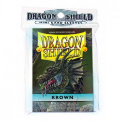 FUNDA YUGI DRAGON SHIELD BROWN (50)