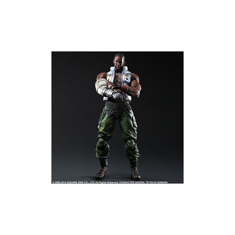 FIGURA PLAY ARTS FINAL FANTASY VII ADVENT CHILDREN BARRET 28 CM