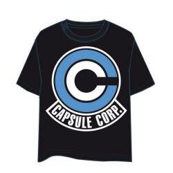 CAMISETA DRAGON BALL CAPSULE CORP LOGO L