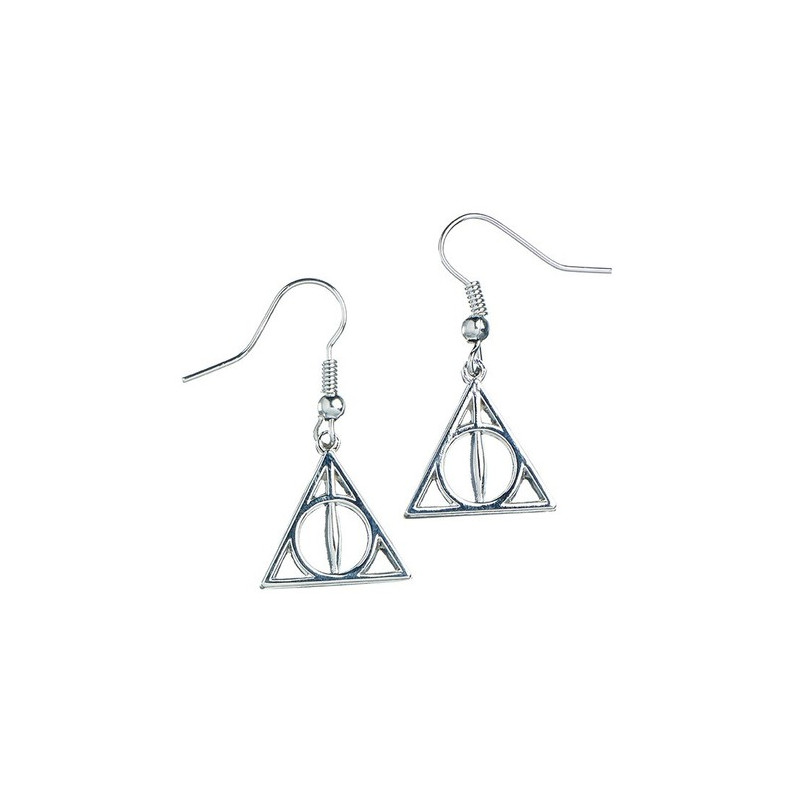 PENDIENTES *PLATA* HARRY POTTER DEATHLY HALLOWS