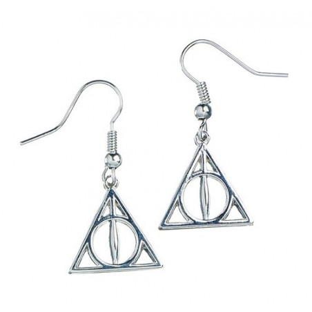 PENDIENTES *PLATA* HARRY POTTER DEATHLY HALLOWS