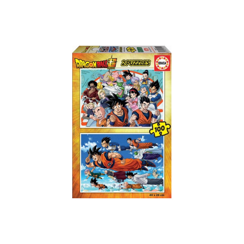 PUZLE DOBLE 100 PIEZAS DRAGON BALL