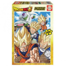 PUZLE 500 PIEZAS DRAGON BALL SUPER SAYANS