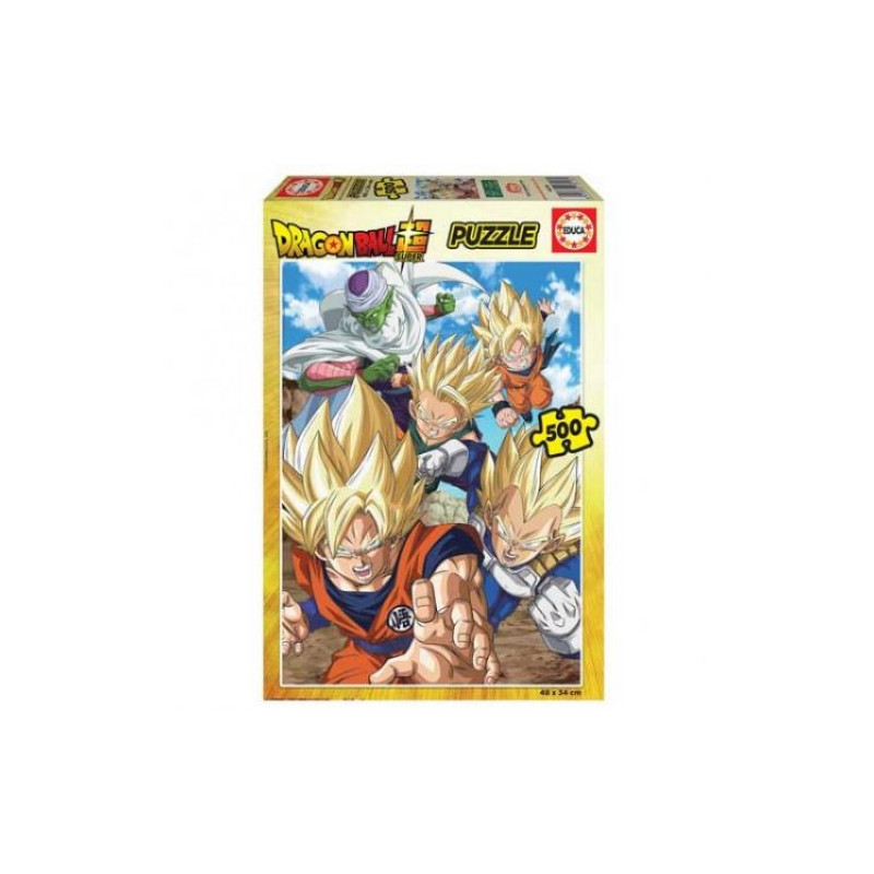 PUZLE 500 PIEZAS DRAGON BALL SUPER SAYANS