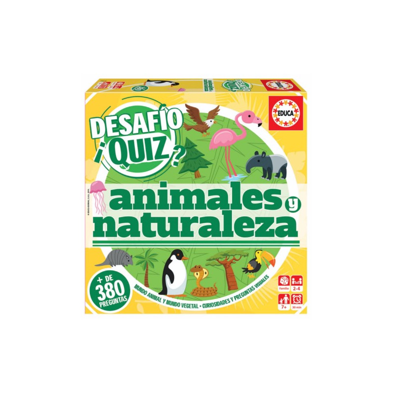 JUEGO DIDACTICO QUIZ PREGUNTA ANIMALES / NATURALEZA