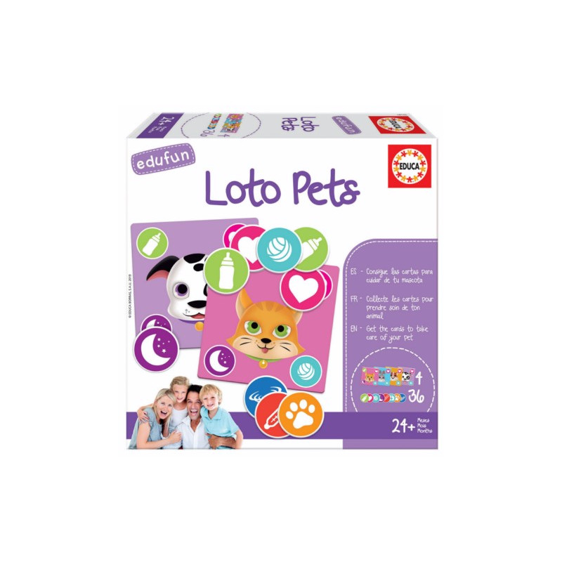 JUEGO EDUCATIVO LOTO PETS