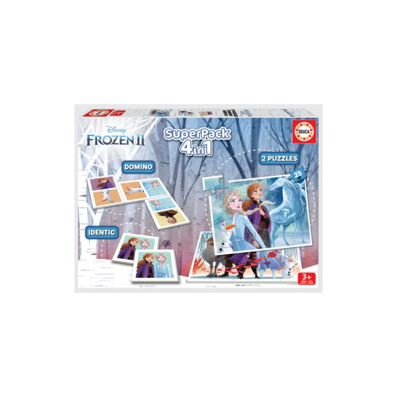 JUEGOS SUPERPACK 4 EN 1 FROZEN