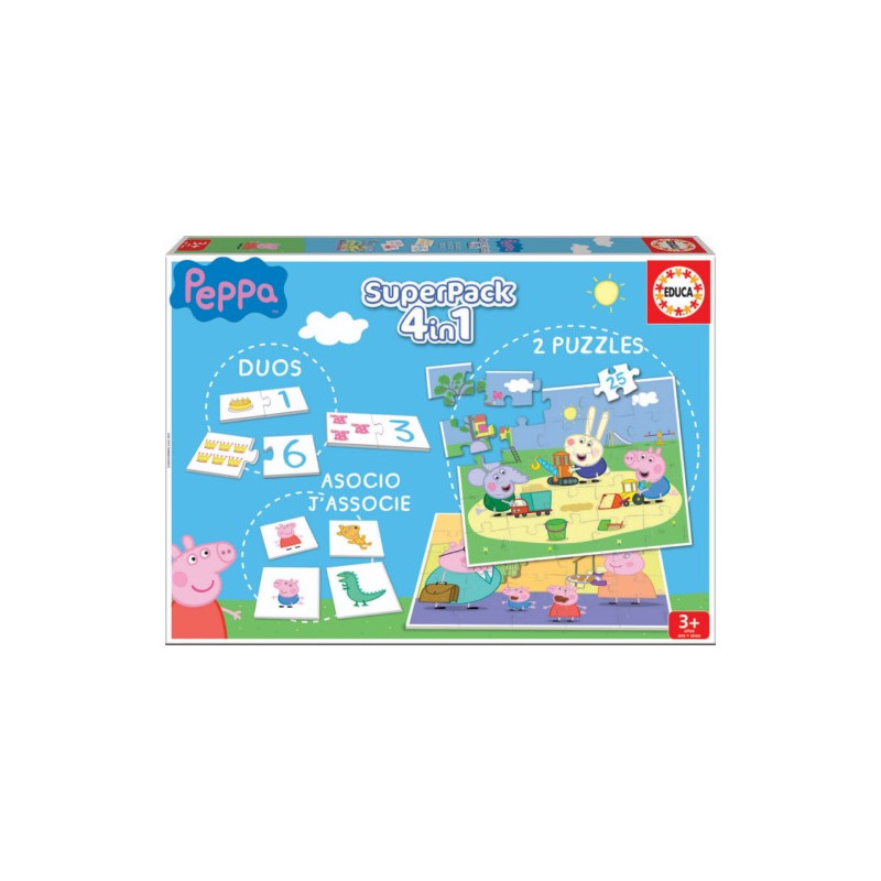 JUEGOS SUPERPACK 4 EN 1 PEPPA PIG