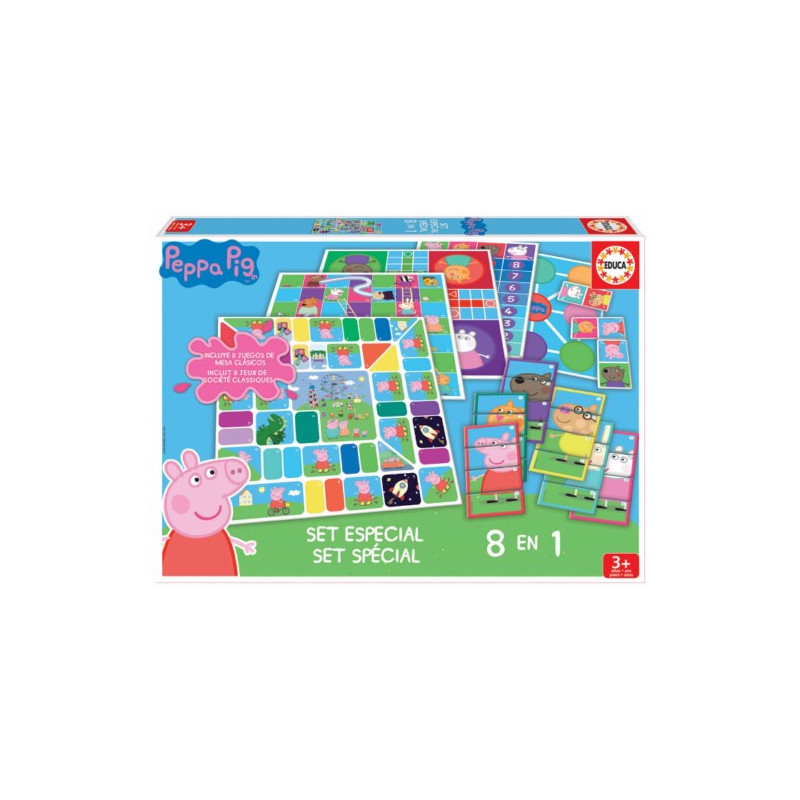 JUEGOS SUPERPACK ESPECIAL 8 EN 1 PEPPA PIG