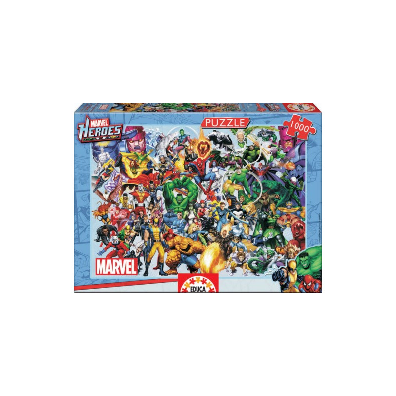 PUZLE 1000 HEROES MARVEL