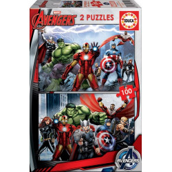 PUZLE 2 X 100 AVENGERS