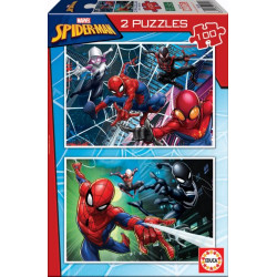 PUZLE 2 X 100 SPIDERMAN