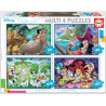 PUZLE MULTI 4 CLASICOS DISNEY