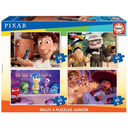 PUZLE MULTI 4 JUNIOR DISNEY Y PIXAR