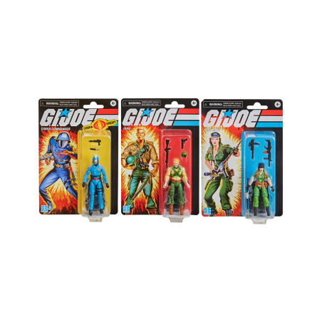 CAJA HASBRO FIGURAS G.I.JOE RETRO 10 CM WAVE 1 (6)