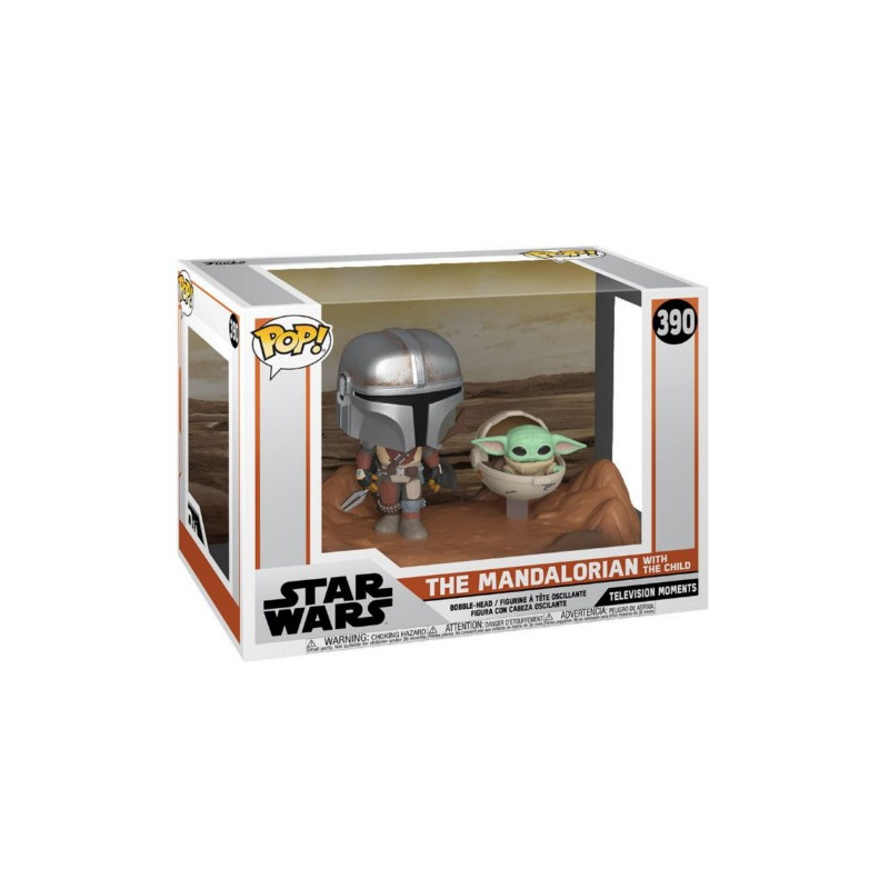 FIGURA POP STAR WARS MANDALORIAN: MAN AND CHILD